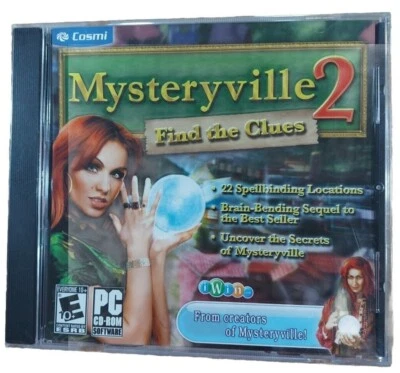 Mysteryville 2: Find The Clues - PC CD-Rom Game - 2009 - BRAND NEW - Image 1 of 3