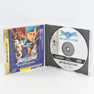 STREET FIGHTER REAL BATTLE ON FILM Sega Saturn d337 ss - Image 1 of 4