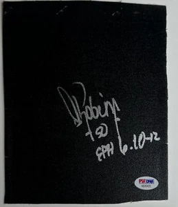 David Robinson Signed 7x8 Canvas Cut Out San Antonio Spurs PSA AB35425 - Picture 1 of 2