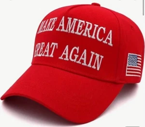 QUALITY Trump Red MAGA Hat! One Size Fits All Adjustable Hat! - Picture 1 of 4