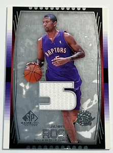 Tarjeta deportiva 2004-05 Upper Deck SP juego usada #88 Jalen Rose MEM Toronto Raptors - Imagen 1 de 2
