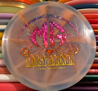 2021 Discraft Z Swirl Undertaker 174 Missy Gannon Stiff Overstable Run PotY Disc - Image 1 of 3