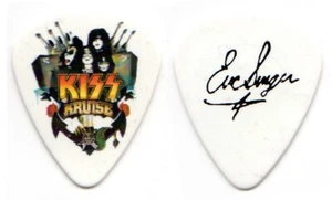KISS Guitar Pick : 2012 Kruise II Eric Singer 2 Cruise Signature - Picture 1 of 1