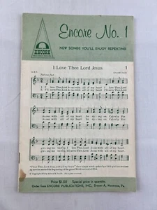 Encore No. 1 Christian Song Book Sheet Music 1971 - Bild 1 von 6