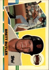 1990 Topps Big San Francisco Giants Baseball Card #259 Brett Butler
