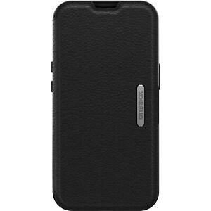 New, OtterBox Leather Strada Series iPhone 13 Case - Black