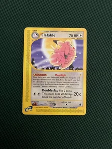 Clefable # 41/165 Rare Expedition Base-Set 2002 Pokemon Englisch Pixi - Bild 1 von 2