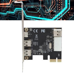 PCI‑E Card 3 Port Expansion Card 1394 Interface Conversion HD Video A FY - Afbeelding 1 van 22