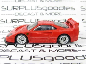 Hot Wheels LOOSE rot 1989 FERRARI F40 COMPETIZIONE Custom Swap mit Real Riders - Bild 1 von 9