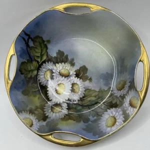 Plato Coleccionista Margaritas Florales Mori Muri Noritake Pintado a Mano Hecho en Japón - Imagen 1 de 11