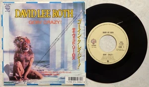 DAVID LEE ROTH / VAN HALEN 'Goin' Crazy! / Loco Del Calor!' 1986 Japanese 7" - Picture 1 of 1