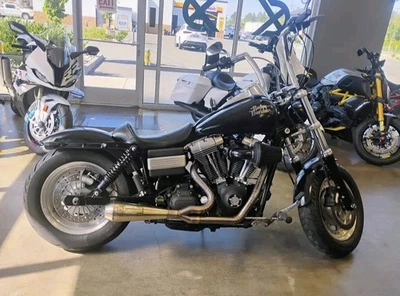 Silenciador de tubos de escape 2-1 Harley-Davidson FitS Dyna FXDWG Wide Glide 99-17 Foto 1 de 4