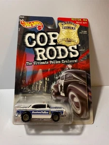 Hot Wheels Cop Rods Boston MA Police Department 55 Chevy Bel Air A06 - Picture 1 of 1