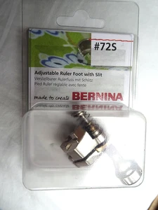 PIE REGLA AJUSTABLE BERNINA CON ABERTURA - #72S - EN CAJA - NUEVO - Imagen 1 de 5
