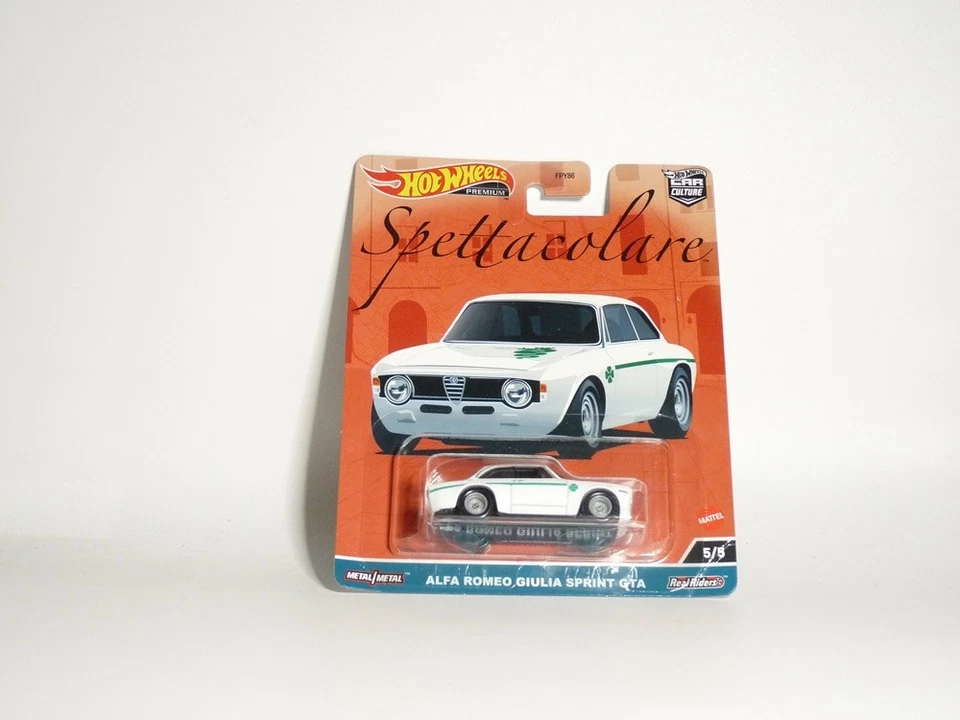 Hot Wheels Premium Spettacolare 1/64 Alfa Romeo Giulia Sprint GTA Diecast Model - image 1 of 1