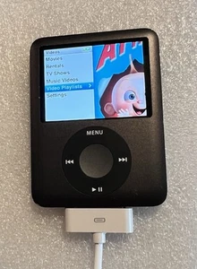 Apple iPod Nano 3rd Generation 8 GB ROM Black & Silver Model A1236 - Bad Battery - Picture 1 of 10