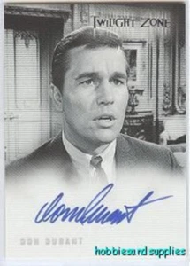 2005 Twilight Zone Season 4 Autograph Card Don Durant GREGORY WALKER Rittenhouse - Picture 1 of 1
