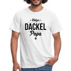 Stolzer Dackel Papa mit Pfote Männer T-Shirt