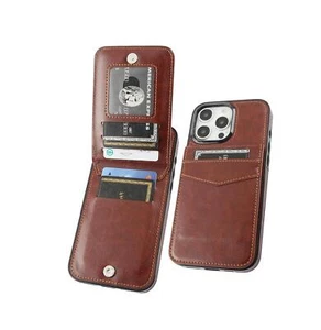 Compatible with iPhone 16 Pro Max Case Wallet with Credit Card Holder, - Picture 1 of 7