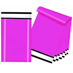 Pink Mailing Bags 13 x 19 Inch Large Plastic Postage Envelopes for Clothes - Picture 1 of 6