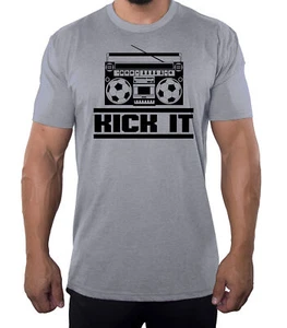 Kick it Soccer Radio, Funny Soccer Shirts, Men's Graphic T-shirts - Picture 1 of 6