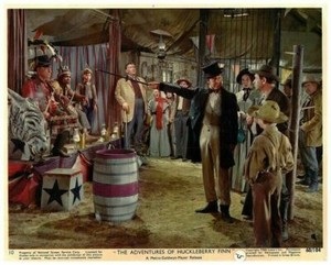 The Adventures of Huckleberry Finn Orig Lobby Card Tony Randall Buster Keaton