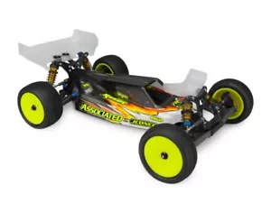 J Concepts - S2 - B6.2/B6.3 1/10 Buggy Body (Clear) w/ Aero Wing - Picture 1 of 1