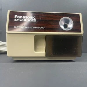 Vintage Panasonic Auto Stop KP-110 Electric Pencil Sharpener Made in Japan MCM - Picture 1 of 5