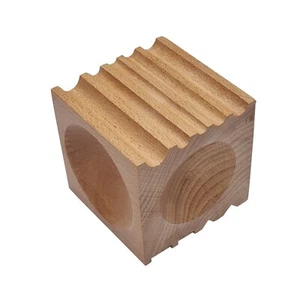 2.75" x 2.75" x 2.75" Wood Dapping Block Jewelry Making Metal Forming Dapping - Picture 1 of 1
