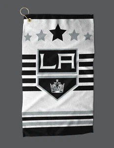 LA Kings Golf Towels, Sports Accessories, Gift for Golfers, Golfing Towels, Team - Picture 1 of 4