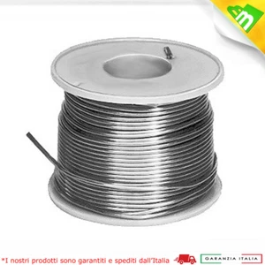 STAGNO IN ROCCHETTO 60/40 500GR 0.5KG 0.5 MM PER SALDARE SALDATURA PIOMBO SN PB - Foto 1 di 12