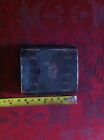 Cigarette Case Electro Plated Lovely Engraving To Front Cover