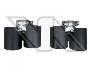 PORSCHE 911 997 CARRERA S CARBON FIBRE ROLLED EDGE EXHAUST TIPS - Picture 1 of 17