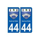 44 Sucé-Sur-Erdre Blason Ville Autocollant Plaque Stickers Droits