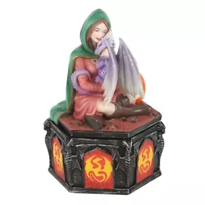 Dragon Friendship Fall Box Anne Stokes Fantasy Gotico Ufficiale Zucca Autunno - Foto 1 di 6