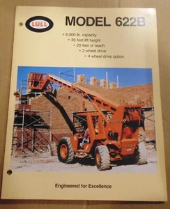 Fork Lift Truck Brochure - Lull -622B Telescopic Handler - 1990 8 PAGE - Picture 1 of 1