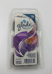 Glade plug in Wax Melts Lavender -Peach Blossom Scent 6 Wax Melts New Old Stock - Picture 1 of 2