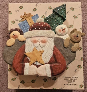 Fiber Optic Santa Mantel Figurine ~ NIB - Picture 1 of 4