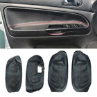 4pcs Quality Door Panel Armrest Leather Lid Cover For VW Passat B5 1998-05 RHD
