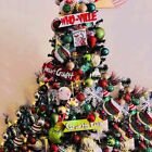 Wood Christmas Sign Seasonal Tree Decor Xmas Stocking Tags Grinch's Lair Sign