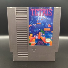 Nintendo Tetris NES Game Cartridge TESTED Puzzle 1989 US Canada Classic
