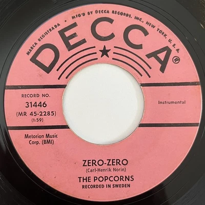 Rock The Popcorns - Zero-Zero / Chinese Twist Decca - Image 1 of 2