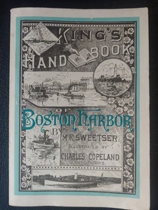 KING'S HANDBOOK OF BOSTON HARBOR, M. F. Sweetser, 1888 Reprint Local History - Imagen 1 de 12