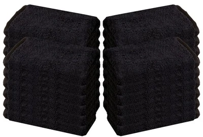 HomeLabels Cotton Salon Towels - Gym Towel - Hand Towel - (24-Pack, Black) - ... - Imagem 1 de 4