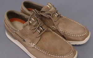Rockport Langdon 3 Eye Ox (Taupe Nubuck) Men's Lace up casual Shoes/ SIZE 10 M - Picture 1 of 4