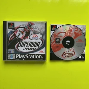 SUPERBIKE 2000 PS1 PLAYSTATION 1 PSX PSONE EA SPORTS PAL ITA MOTO USATO COMPLETO - Imagen 1 de 3