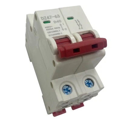 PREASION DZ47-63 DC Air Switch MCB Mini Circuit Breakers 2 Pole Miniature Circuit Breaker