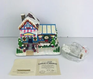 Hawthorne Village Rudolph Christmas Town - Vivaio Città di Natale con COA RARO - Foto 1 di 20