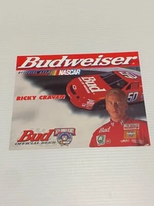 Vintage 1998 Ricky Craven Nascar Postcard / Handout - Picture 1 of 2