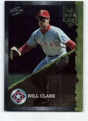 1995 Score Hall of Gold #HG20 Will Clark NM-MT Rangers   - Image 1 of 2